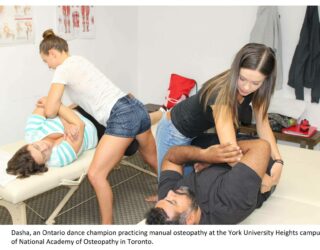 Ontario dance champion joins National Academy of Osteopathy