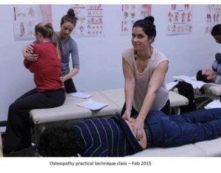 Osteopathy practical technique class – Feb 2015